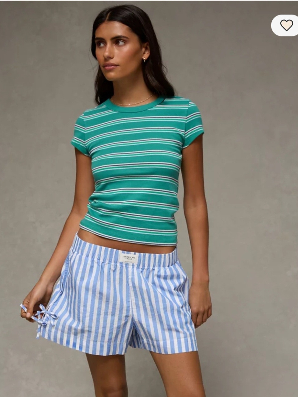 american eagle Side Tie Boxer Short